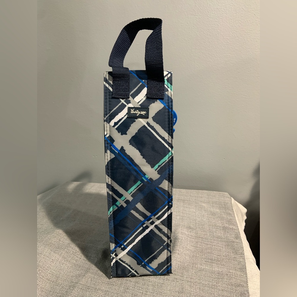 Thirty One Bags Perfect Bottle Thermal Navy Sea Stripe